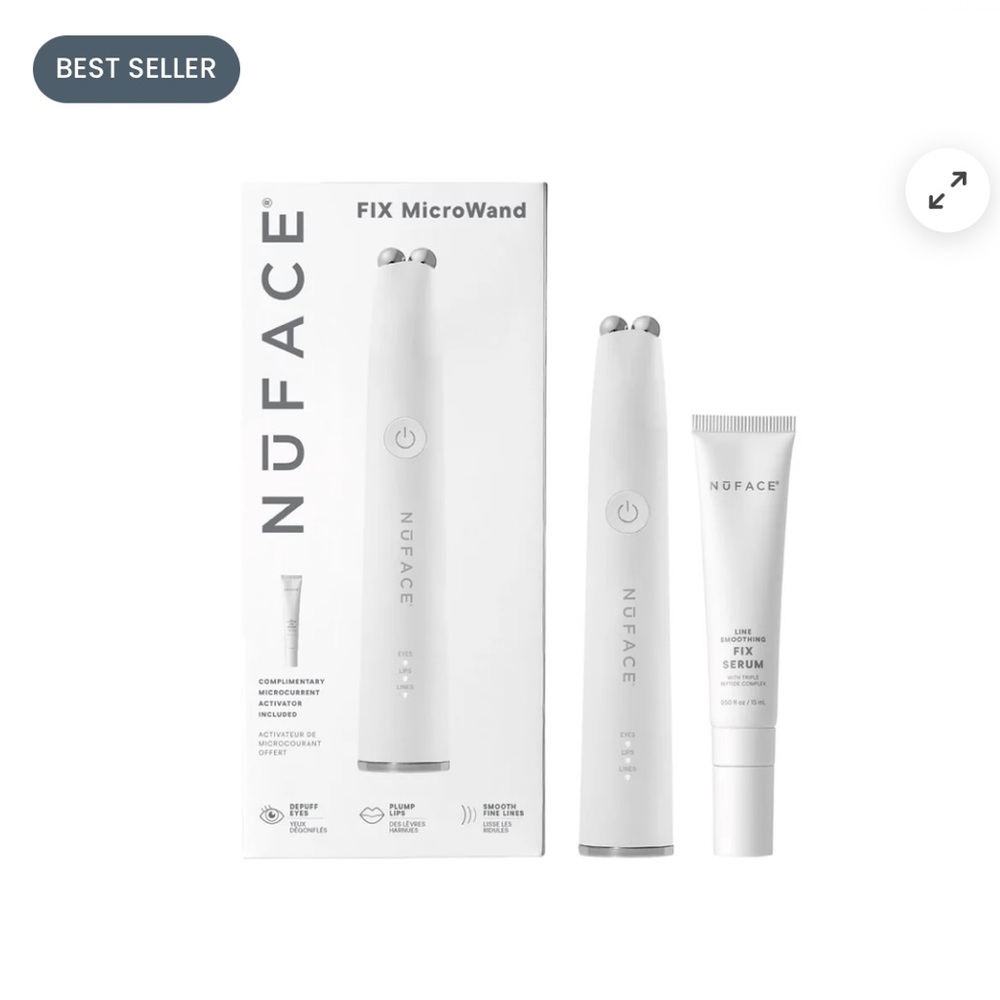 SEALED NEW MICRO CURRENT SKINCARE DEVICE BY NUFACE FIX " LINE SMOOTHING DEVICE "